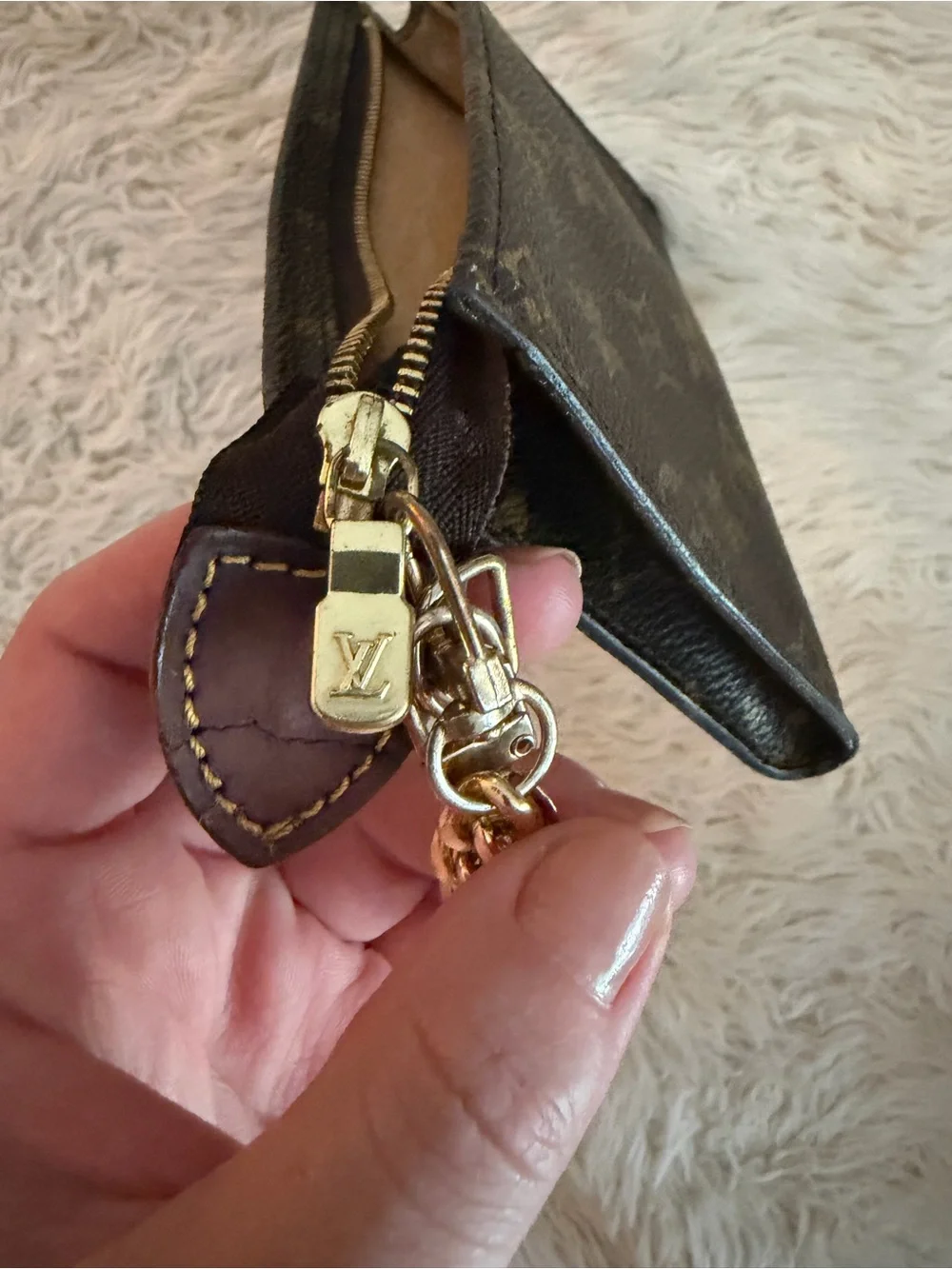 Louis Vuitton Brown Monogram Canvas bucket PM accesories